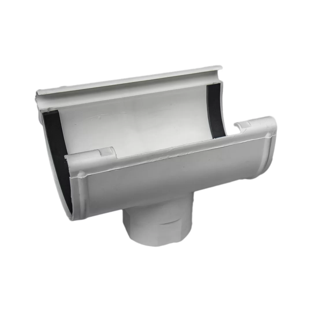 Gutter Outlet / Dropper 140mm  - White
