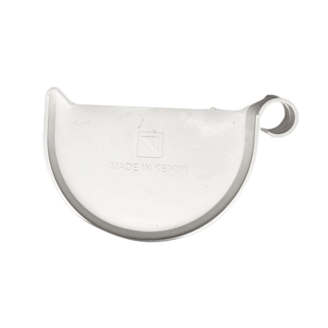 Gutter End Cap / Stop End 140mm  - White