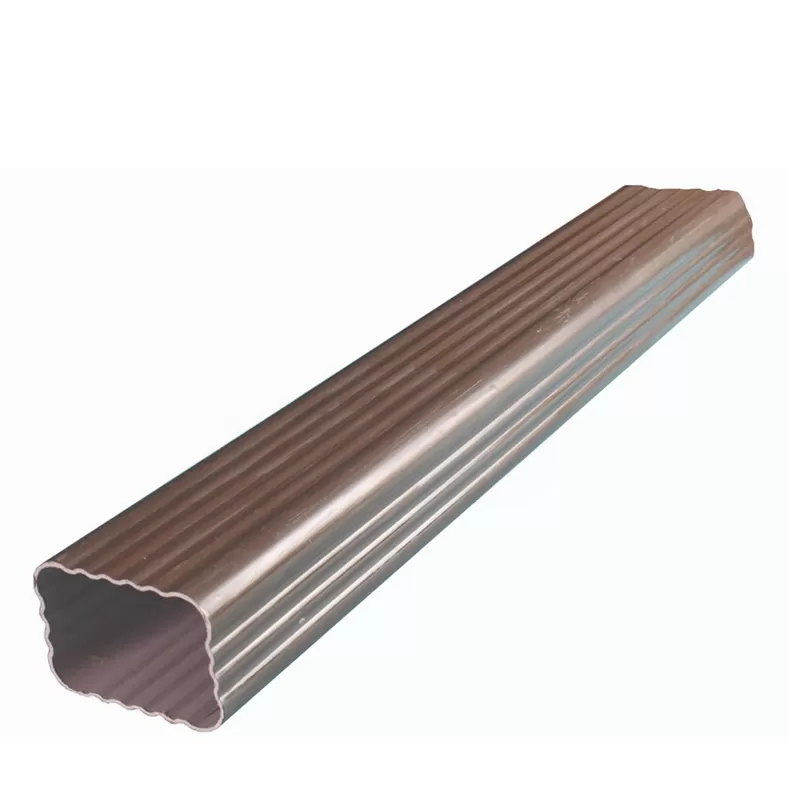 Down Pipes 4m Long (63mm x 82mm)  - Brown